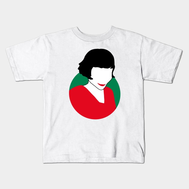 Amelie Poulain Kids T-Shirt by Bookishandgeeky